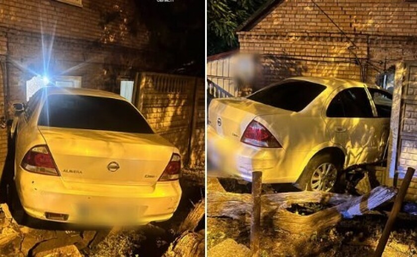 В’їхав у паркан та приватний будинок: у Дніпрі нетверезий водій вчинив ДТП