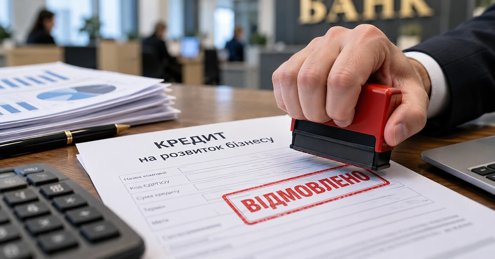Українські банки стали рідше схвалювати кредити підприємствам – НБУ