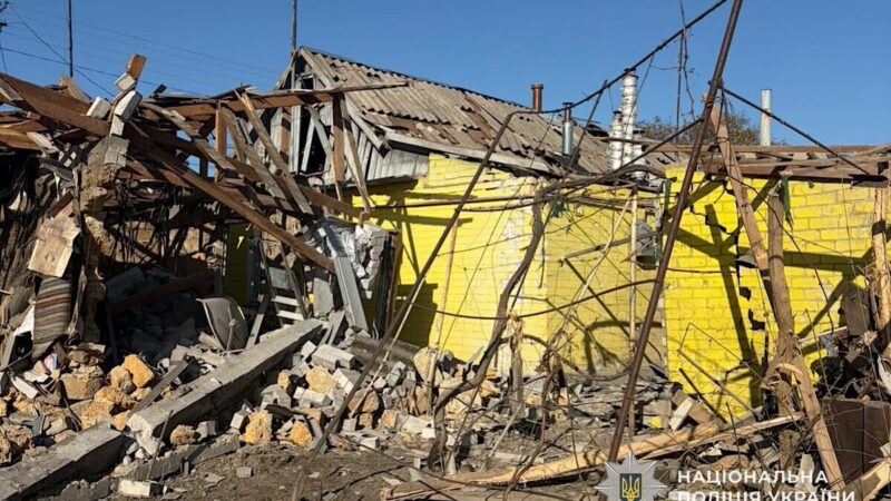 На Дніпропетровщині внаслідок ворожих обстрілів травмовано людину: поліція фіксує злочини рф
