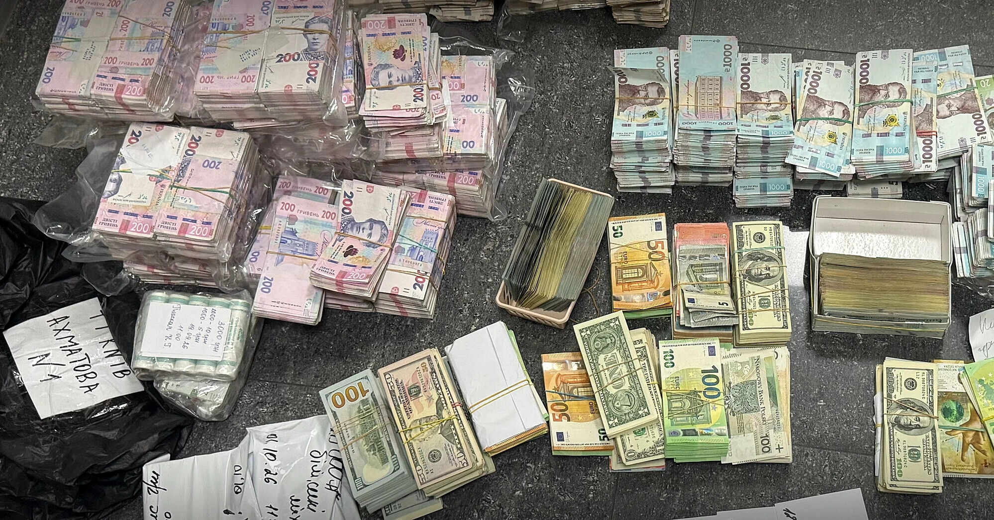 В Україні викрили тіньову мережу обмінників: вилучено рекордні 630 млн грн