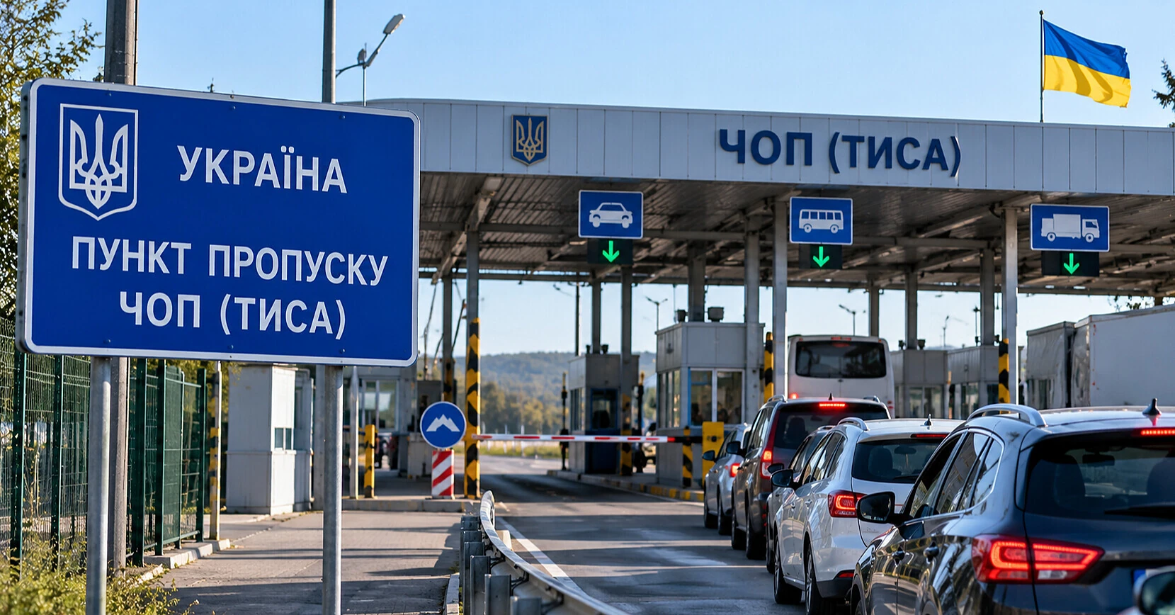Один з пунктів пропуску на кордоні з Угорщиною уповільнить роботу