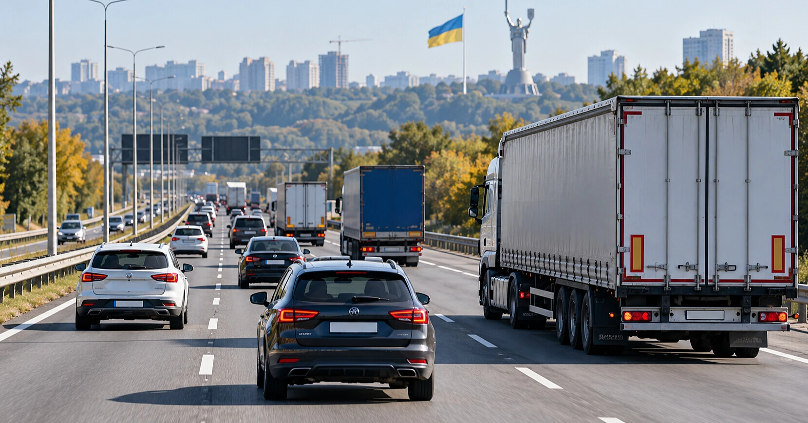 В Україні спростили отримання водійських прав на вантажівки з причепами