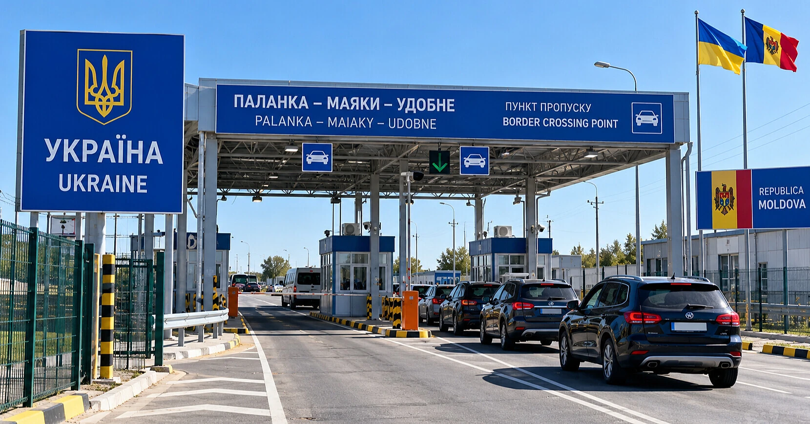 Пункт пропуску з Молдовою відновив роботу після падіння снаряда