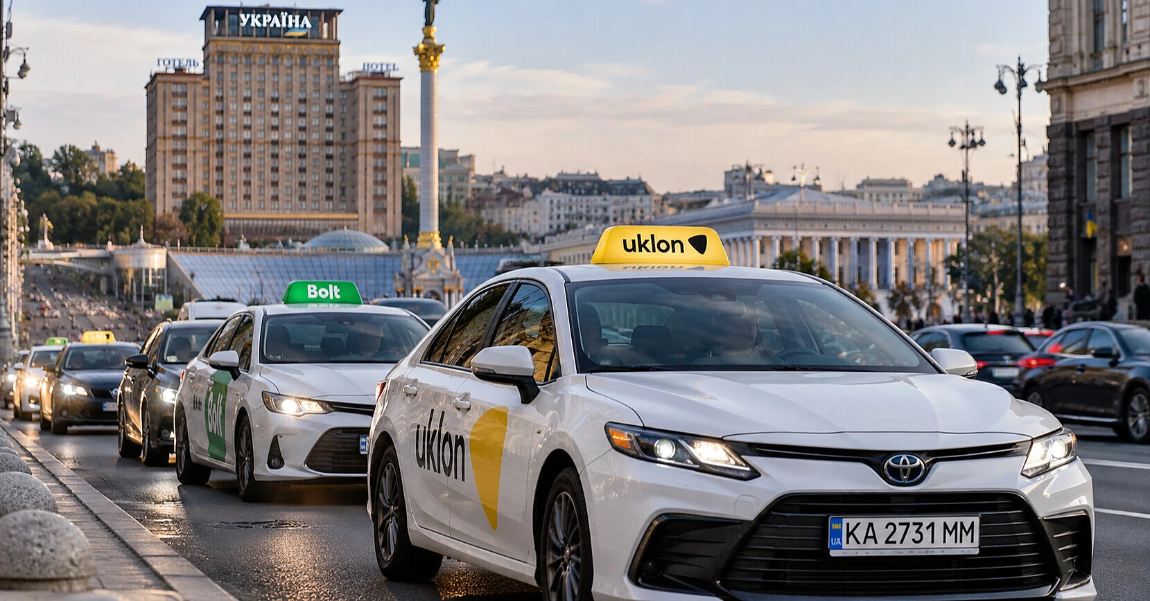У Києві обмежать зростання тарифів таксі під час тривог